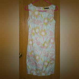 Sleeveless Floral Dress